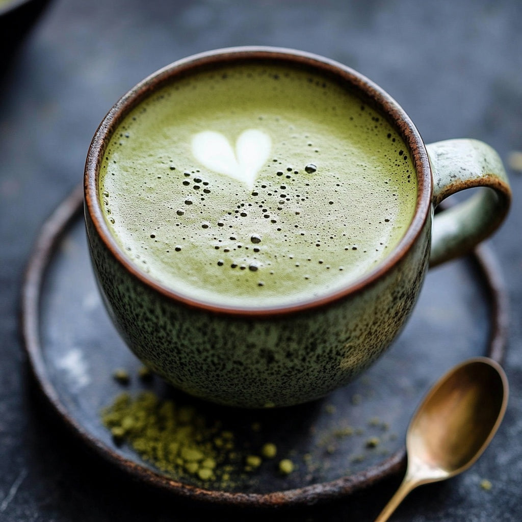 Hot Matcha Latte - Cozy & Creamy