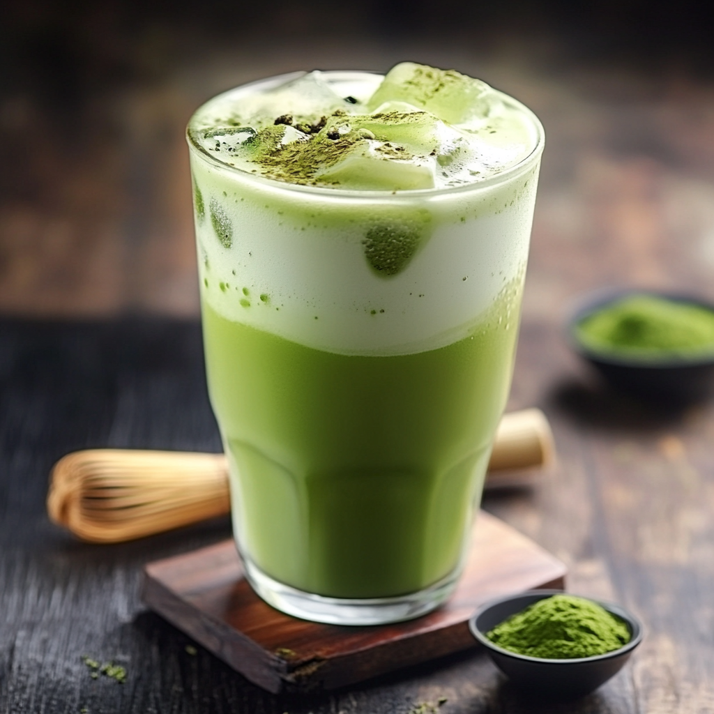 Iced Matcha Latte - Chill Refreshment