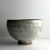 Shigaraki Chawan – Mishima Blossom Matcha Bowl