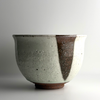 Pale Celadon White Chawan – Iron Stripe
