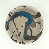 Shigaraki Chawan – Iron Branch & Turquoise Matcha Bowl