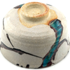 Shigaraki Chawan – Iron Branch & Turquoise Matcha Bowl