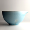 Shigaraki Katakuchi – Sorairo Sky Blue Spouted Matcha Bowl