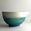 Shigaraki Katakuchi – Turquoise Tide Spouted Matcha Bowl