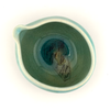 Tokoname Katakuchi – Turquoise Crackle Spouted Matcha Bowl