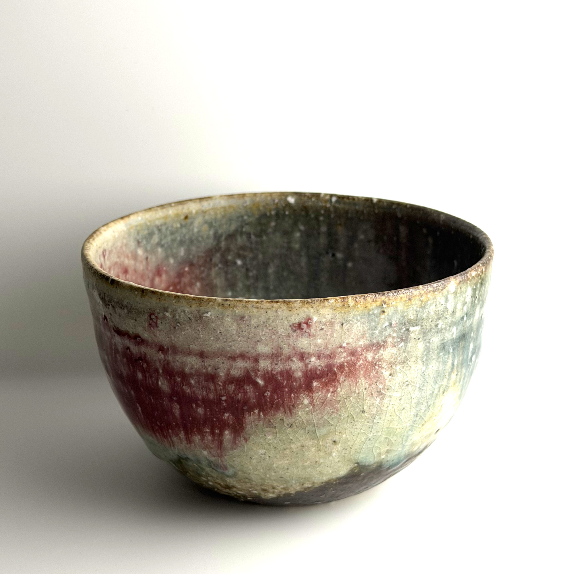 Yamamoto Taizō – Shigaraki Bowl, Copper & Ash Matcha Bowl